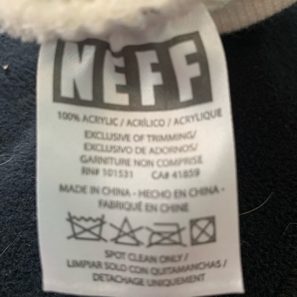 ❤️NEFF Mushroom Beanie White Foldable Cuff - Picture 4 of 7